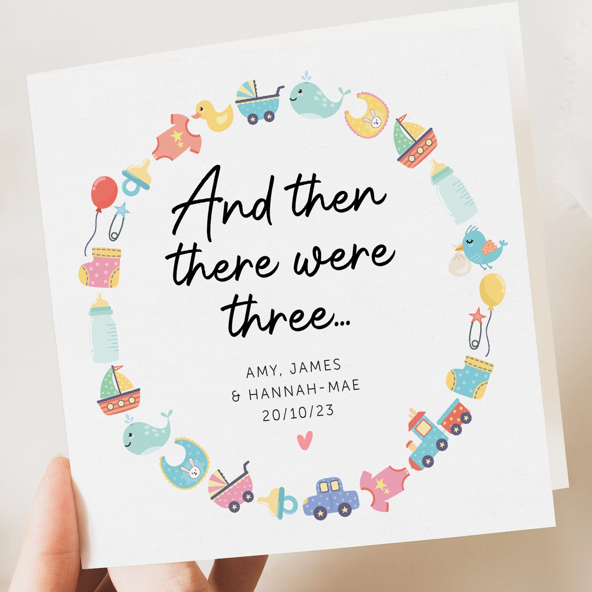NEW BORN BABY BOY or girl CARD