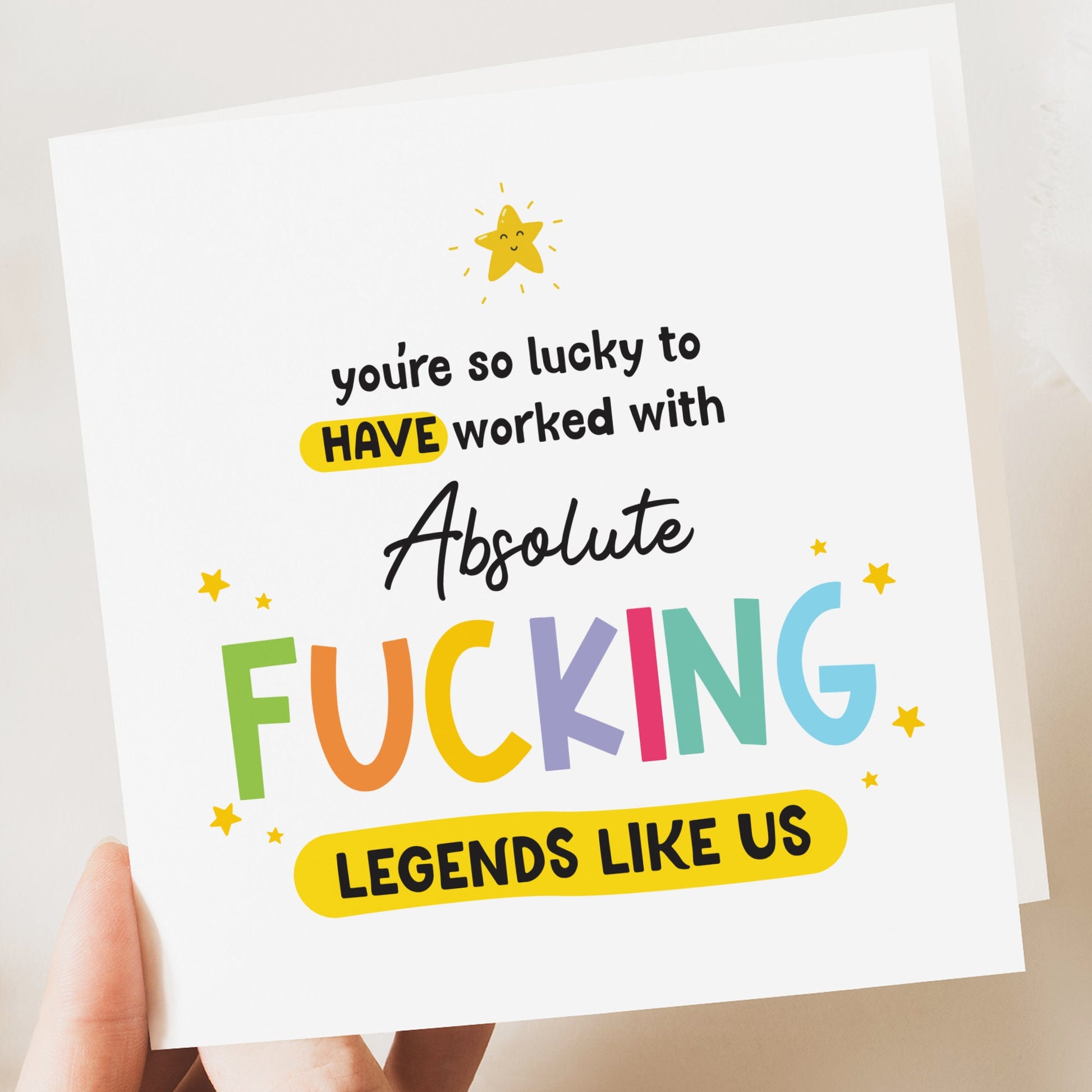 Funny New job Card