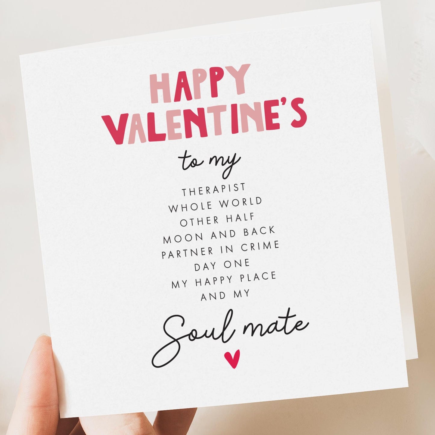 Fun Valentine's Card for Her or Him – Valentines, him, her, Husband, Wife, Valentine, Girlfriend, Boyfriend, colourful, simple design