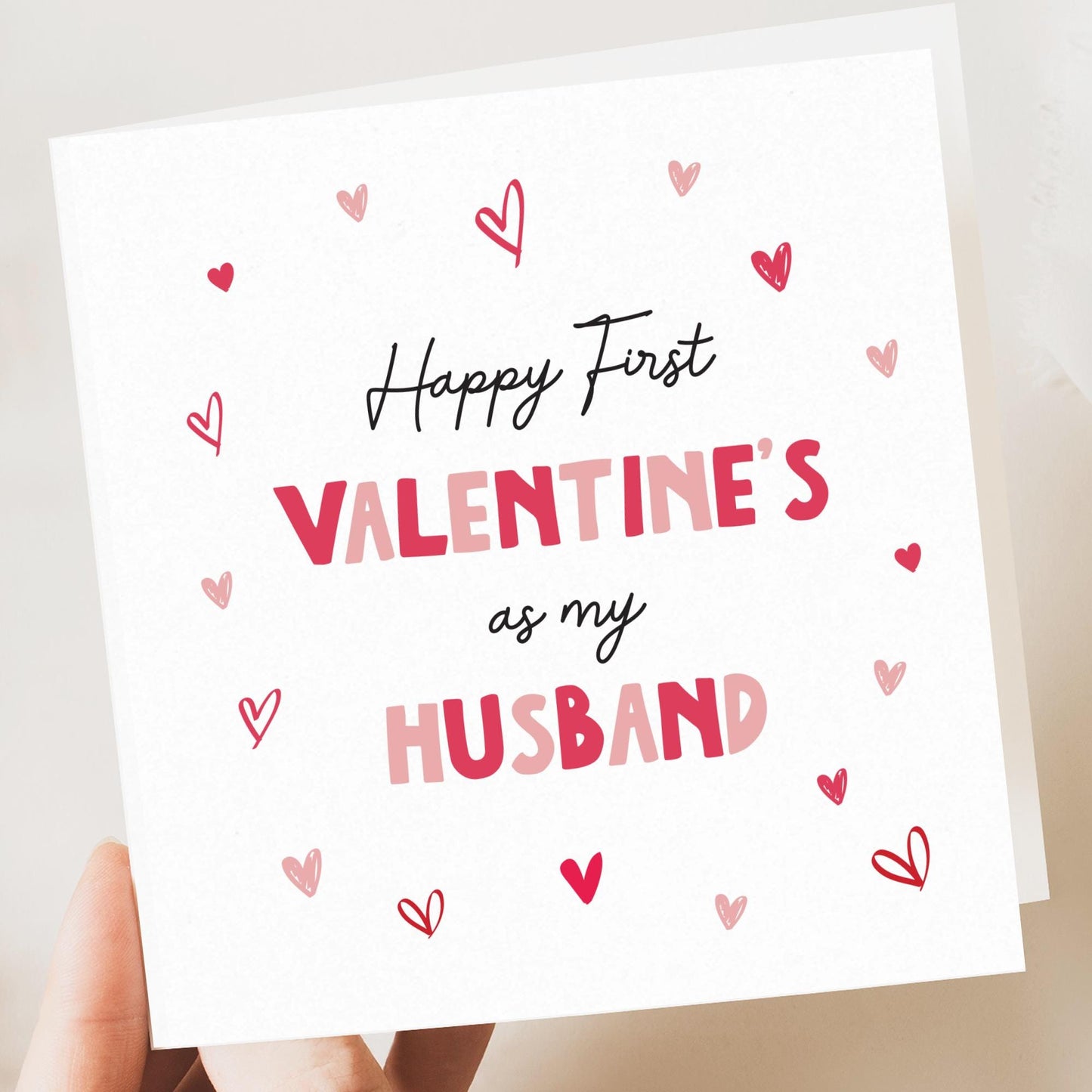 Valentine's Card For Husband - First Valentines Day