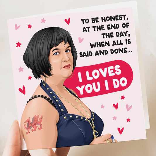 Anniversary card, Funny Valentine's Card for Her or Him – him, her, Gifts, Husband, Valentine, Girlfriend, Boyfriend, Gavin and Stacey Fans