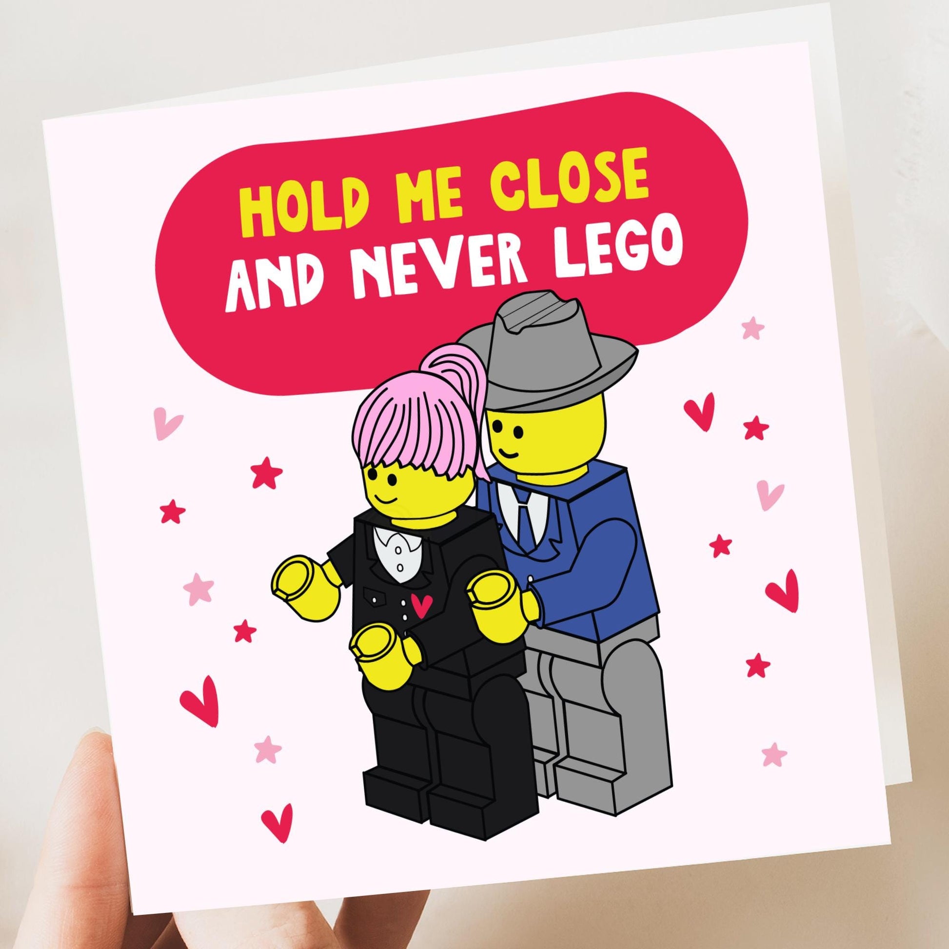 Lego funny valentines card