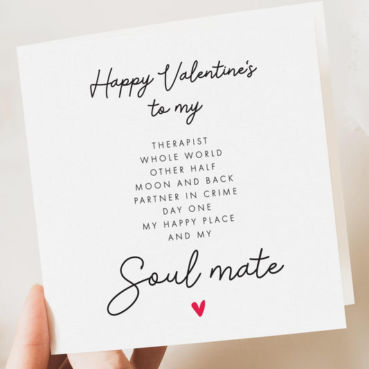 Valentines card husband, Wife, Boyfriend, Girlfriend