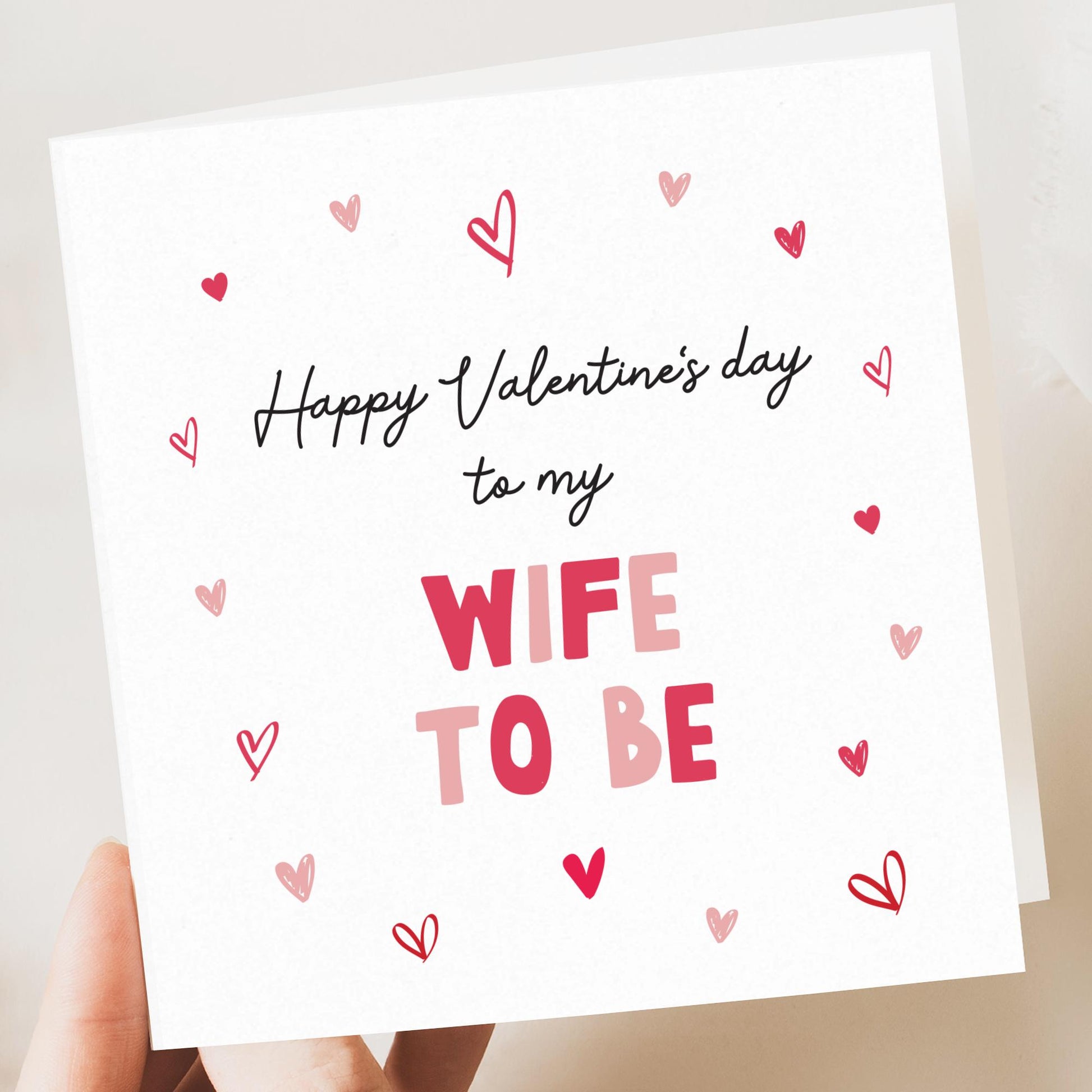 Valentines Day Wife to be, Girlfriend Valentine's Card, Card For Wife, Fiance Valentine Day Married, Valentines Gifts For Her