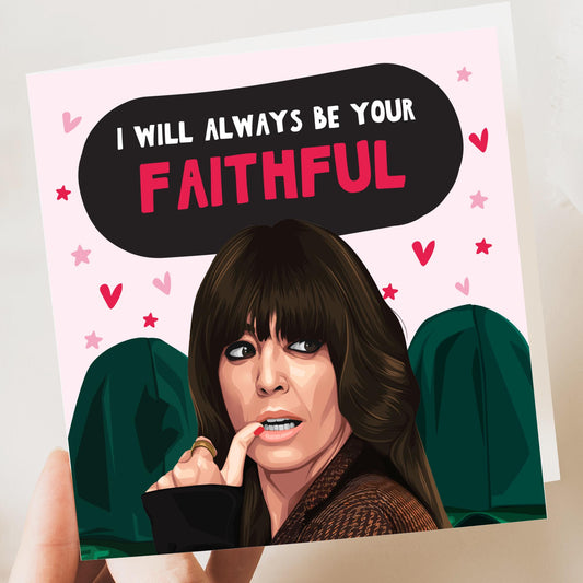 Funny Valentine's Card for Her or Him – Valentines, him, her, Husband, Valentine, Girlfriend, Boyfriend, Claudia, The Traitors, OH my God!