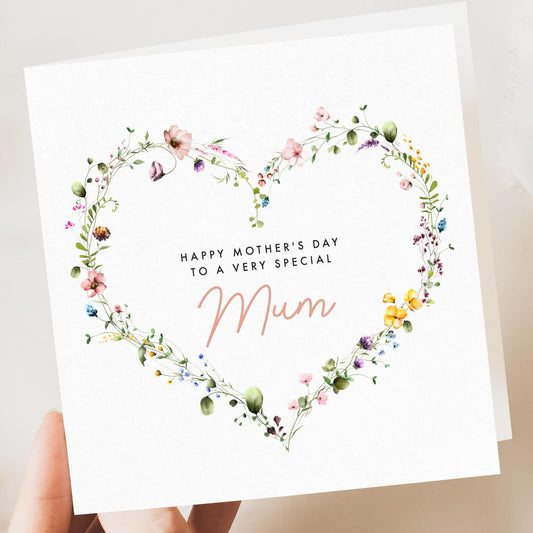 Mothers Day Card, Happy Mothers Day, Card For Mothers Day, Mothers Day Card, Personalised Mothers Day Card, Floral Mothers Day Card