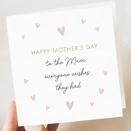 Mothers Day Card From Son Daughter - Personalised
