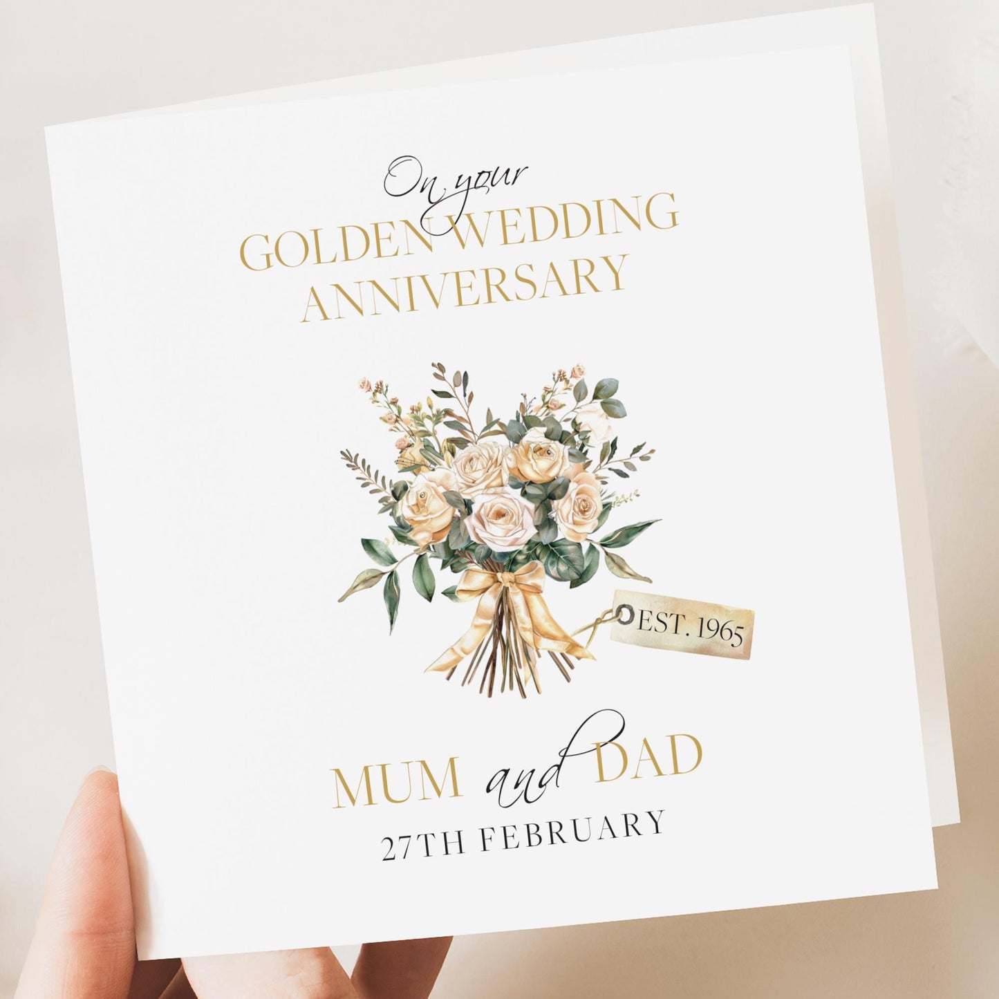 Golden Wedding Anniversary, 50th Anniversary