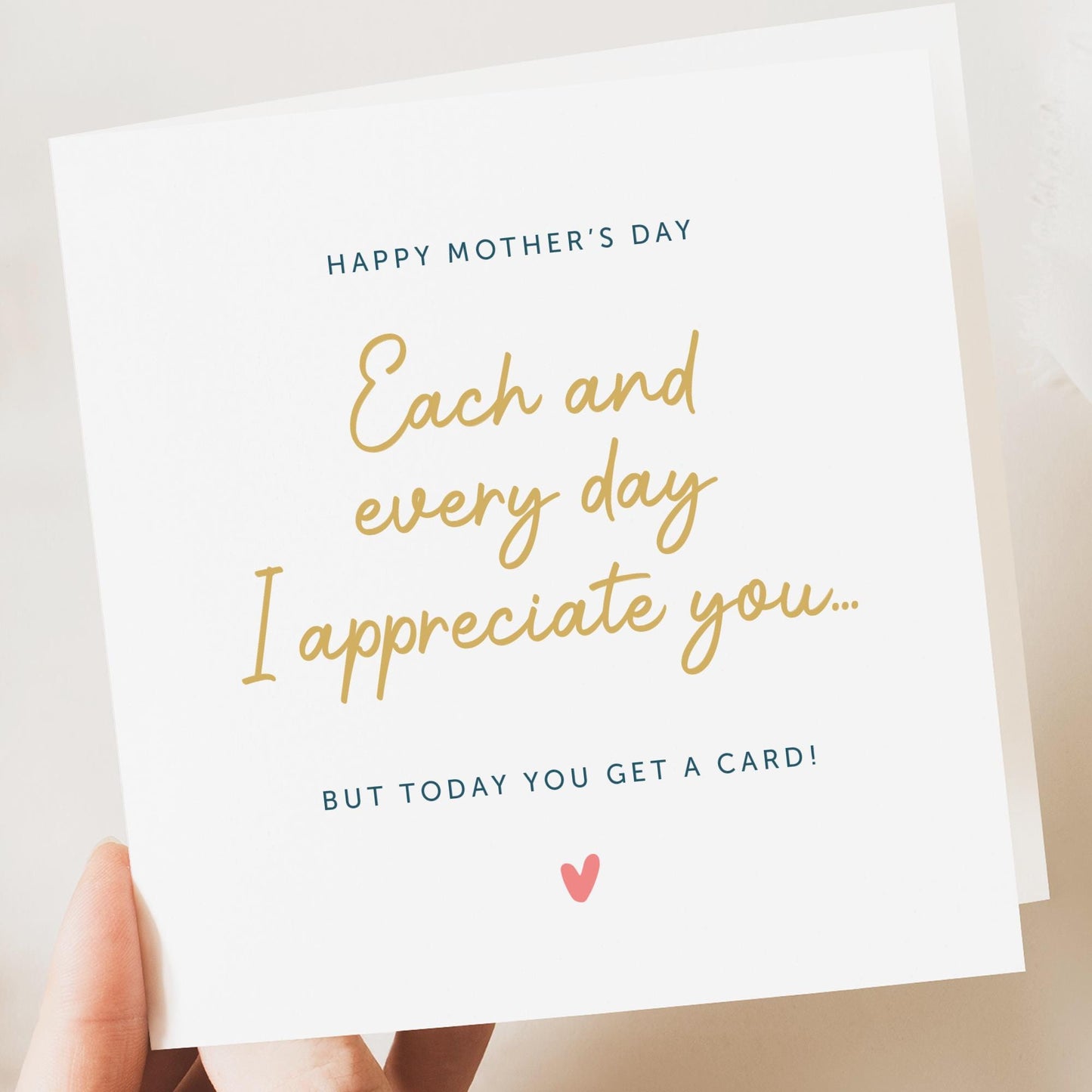 Mother's Day Card Funny - 6" x 6" Blank