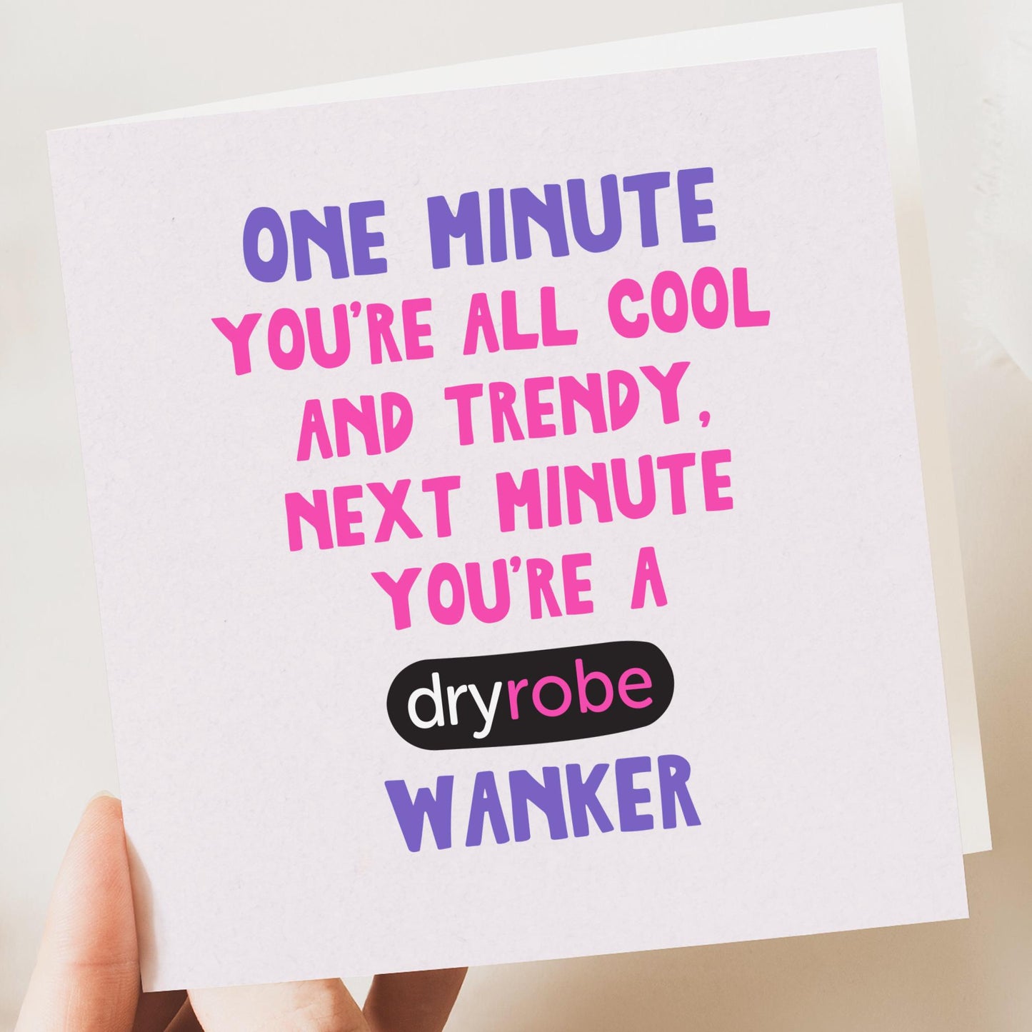 Funny birthday card