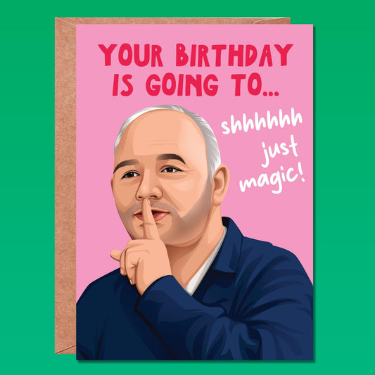Funny birthday card, Bob Mortimer, Richard Ayoade, Birthday Card, Funny Cards, Birthday Cards for Him, for Her, Birthday Card, Tv Series