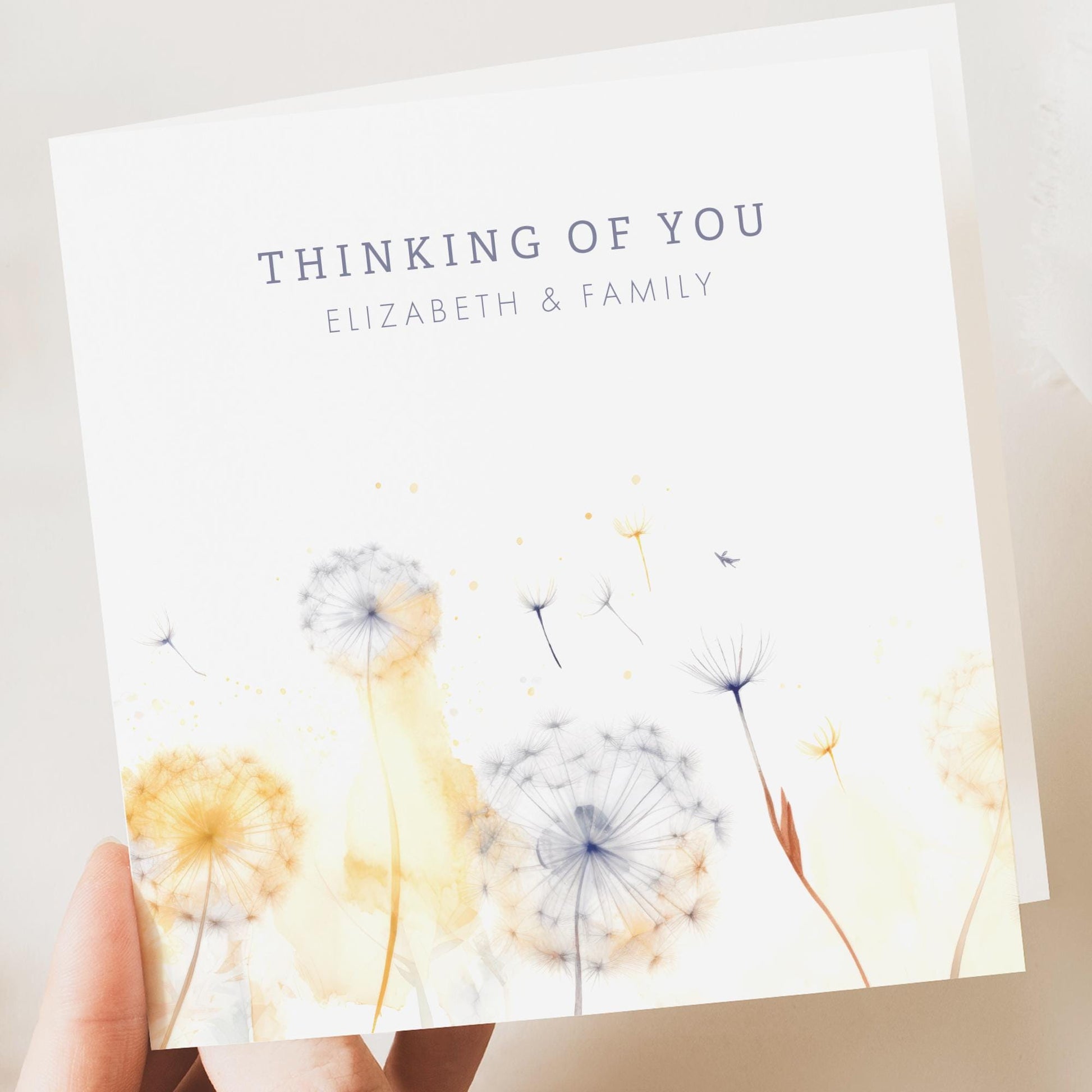 Sympathy Card, Handmade Sympathy Card, Personalised card, Bereavement, Condolences, Sorry for your Loss, Thinking of You