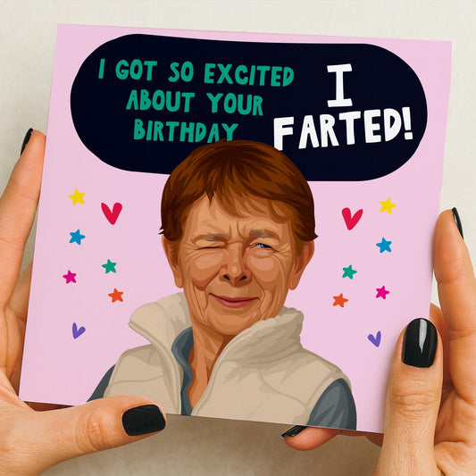 Funny Birthday Card, Traitors Card, Funny Celia Fart Card, Birthday Card for Wife,husband, brother, sister, friend, Him, Her