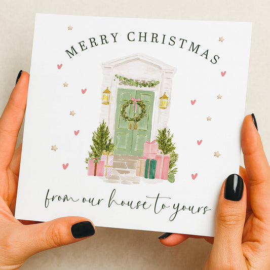 Christmas Card, Christmas Card for neighbours, neighbours Christmas card, Christmas card for next door