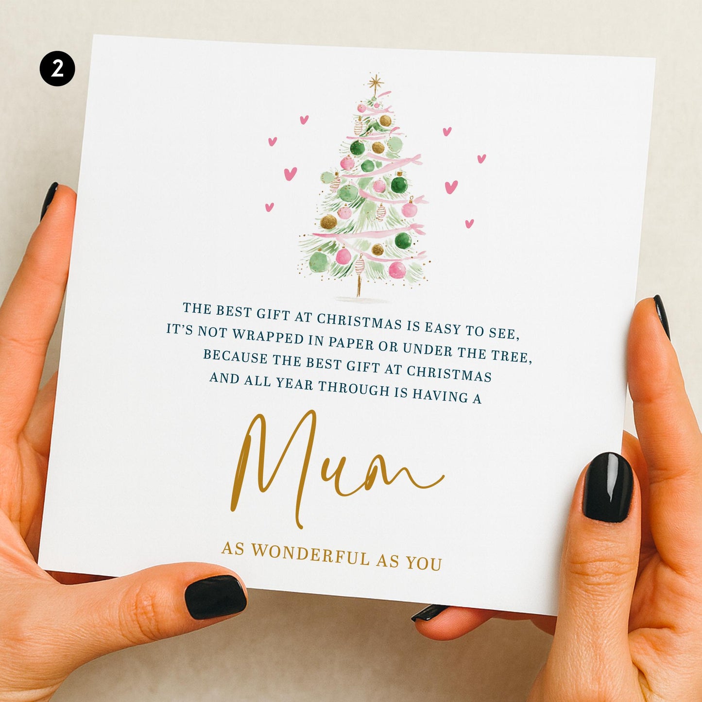 Mum Christmas Card, Christmas Card For Mum, Mum Christmas Gift, Xmas Card For Mum, Mum Xmas Gift, Simple Mum Christmas Card, Mummy, Poem