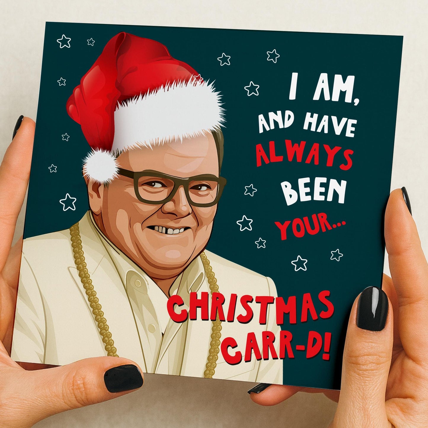 Funny Christmas Card | Alan Carr, Traito, Funny, Naughty, Friend Card, Rude Christmas Card, Silly Card