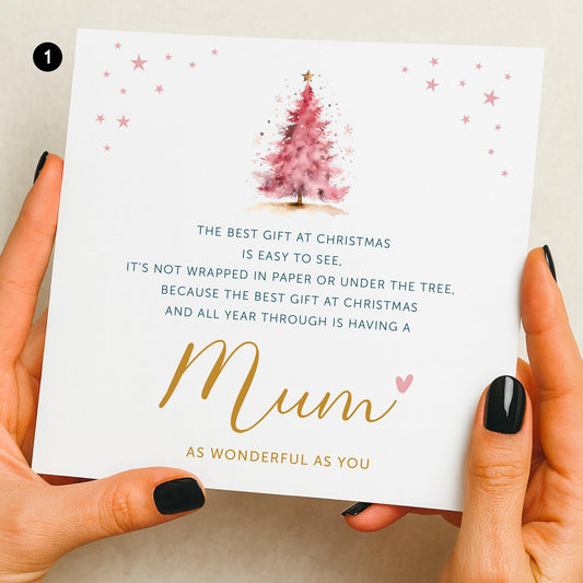 Mum Christmas Card, Christmas Card For Mum, Mum Christmas Gift, Xmas Card For Mum, Mum Xmas Gift, Simple Mum Christmas Card, Mummy, Poem