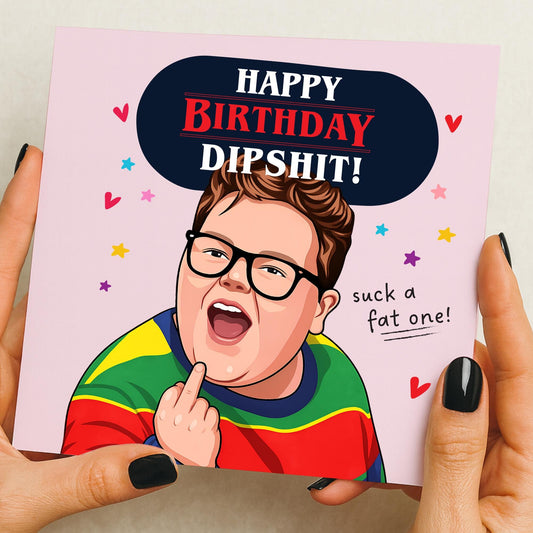 Funny Birthday card, Derek, Derek from Stranger, Funny Cards, Birthday Cards for Him, for Her, Birthday Card, The upside down