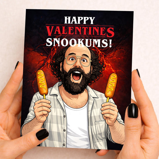 Funny Valentine's Card, Valentines, him, her, Husband, Girlfriend, Boyfriend, Funny Valentine's Card, Murray Bauman, Stranger Things, Gift