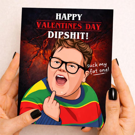 Funny Valentine's Card for Her or Him – Valentines, him, her, Husband, Funny Card, Valentine, Girlfriend, Boyfriend, Derek Stranger things