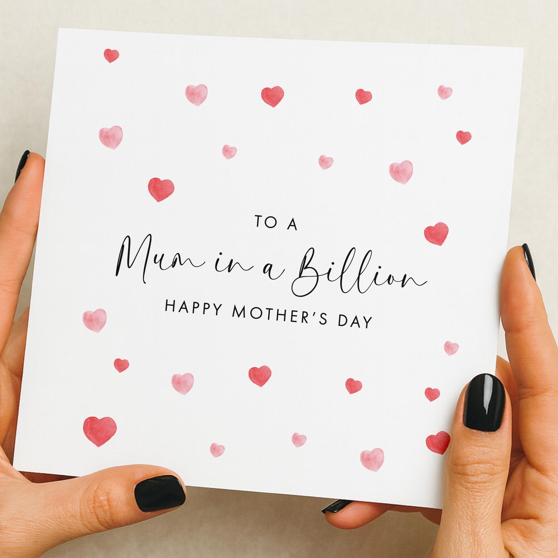 Mother's Day Card | mum in a billion | card for mum | Mothers Day Nan, Auntie, Mummy