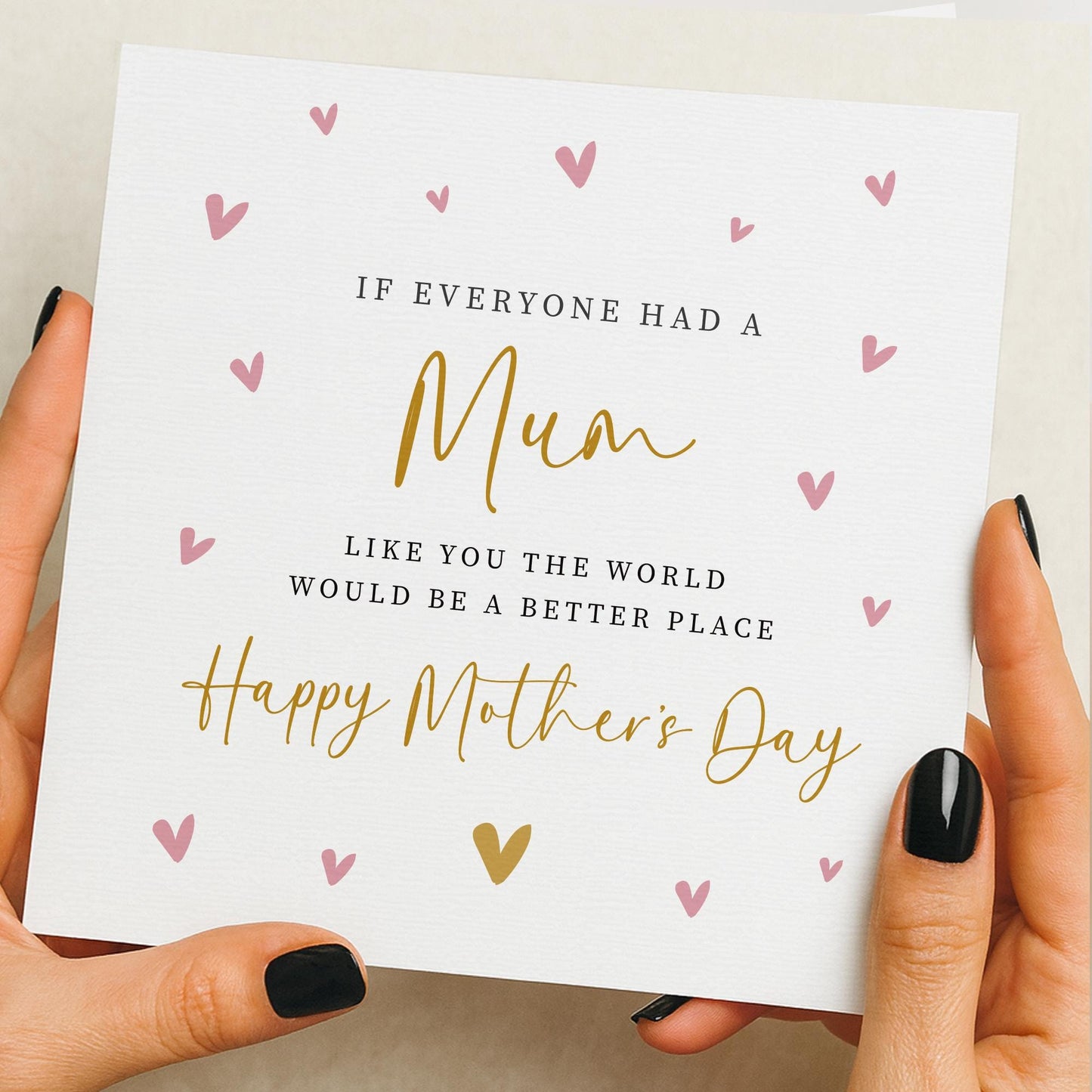 Mothers Day Card, Happy Mothers Day, Card For Mum, Mother in law Card, Personalised Mothers Day Card, Mum like you, Mummy, from children