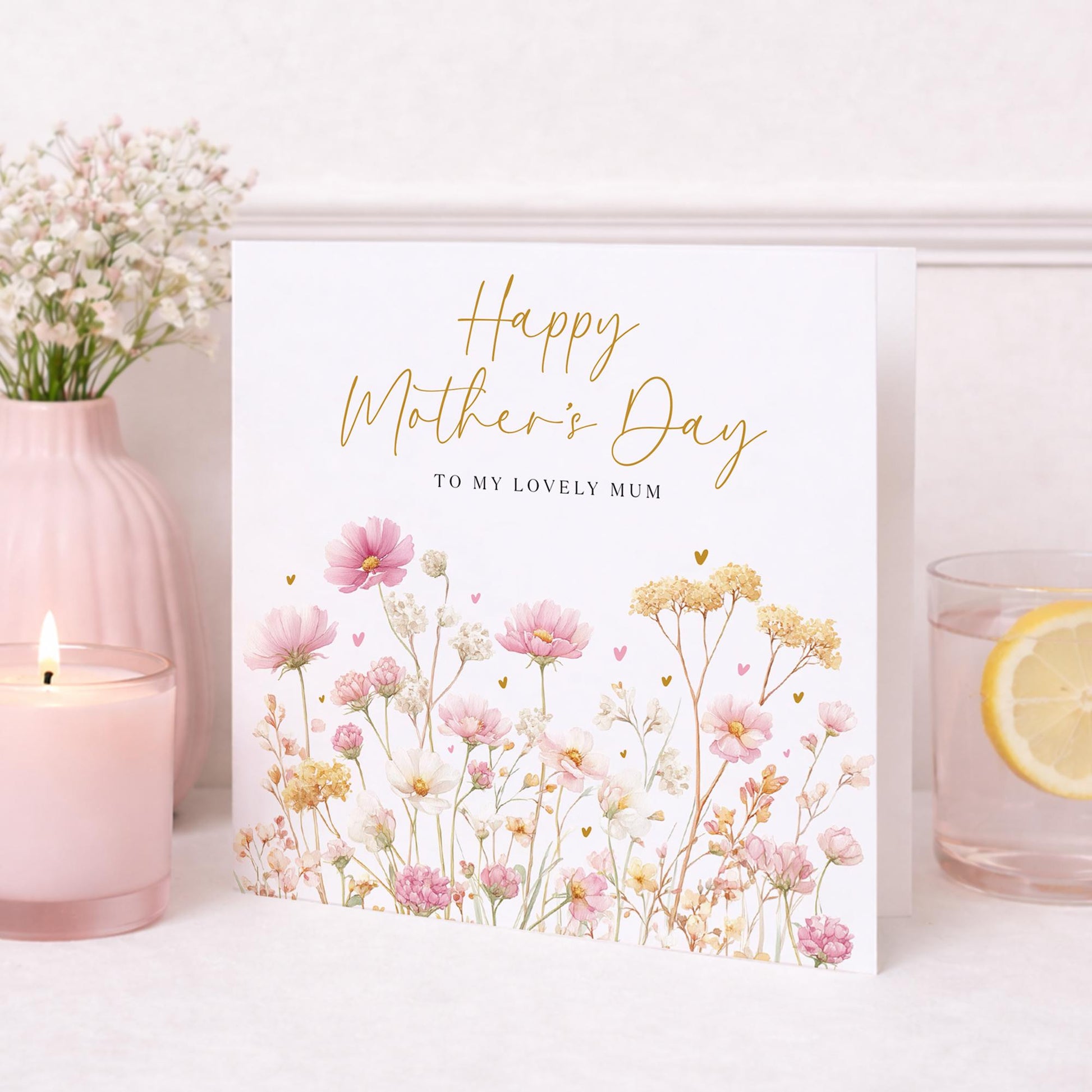 Mother’s Day Card, For Mum, Nan, Floral mothers day Card, mothers day gift, Birthday Card Mum, Mothering Sunday For Her