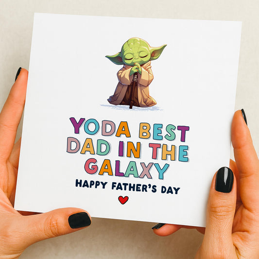 Funny Father's Day Card | Yoda fathers day Card | Funny Card | Fathers Day Card | Father's Day Gift | Fathers Day Card | Star wars