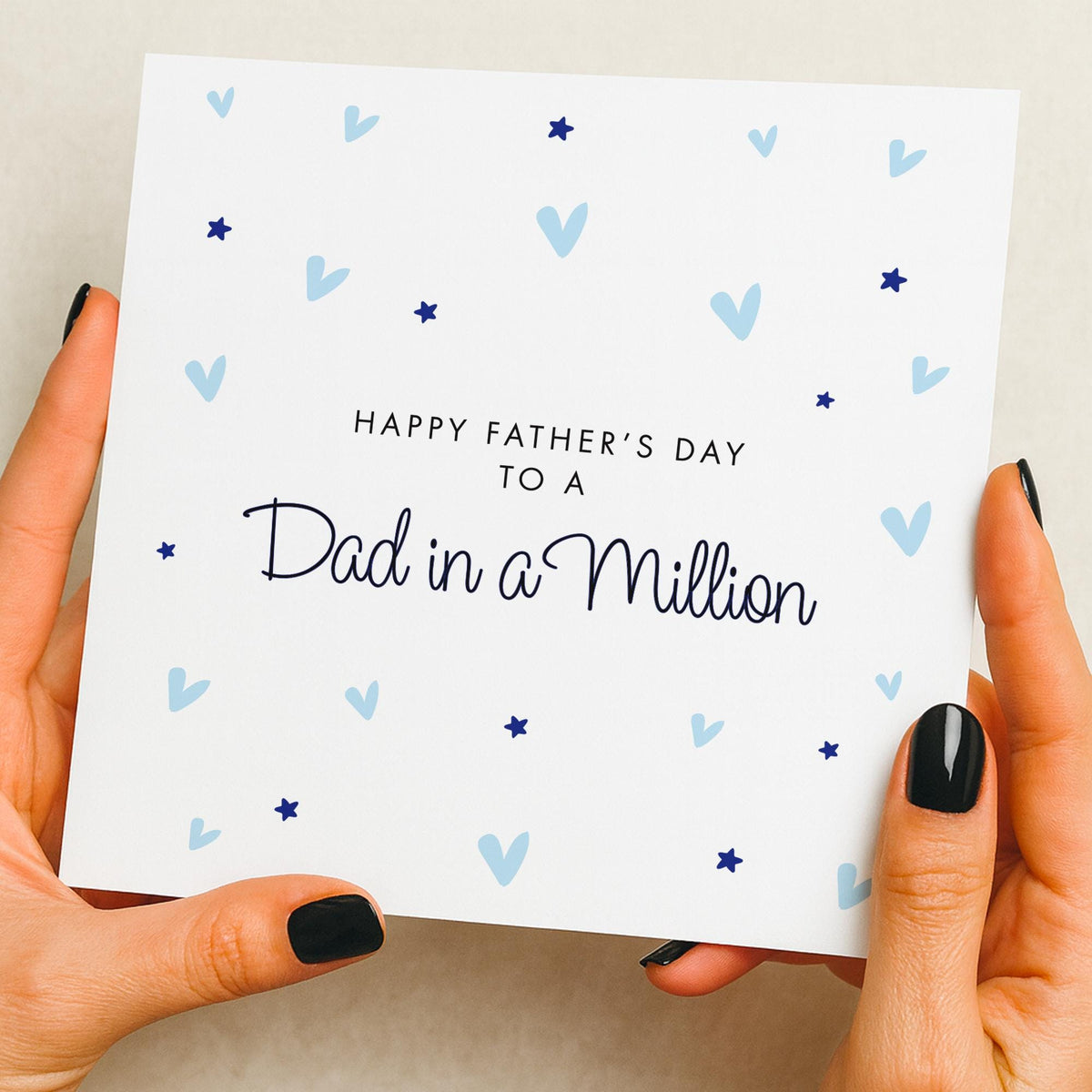 Fathers Day Card for Dad | Dad in a Million | Sentimental Father's Day Card | Card From Daughter or Son | Dad Appreciation