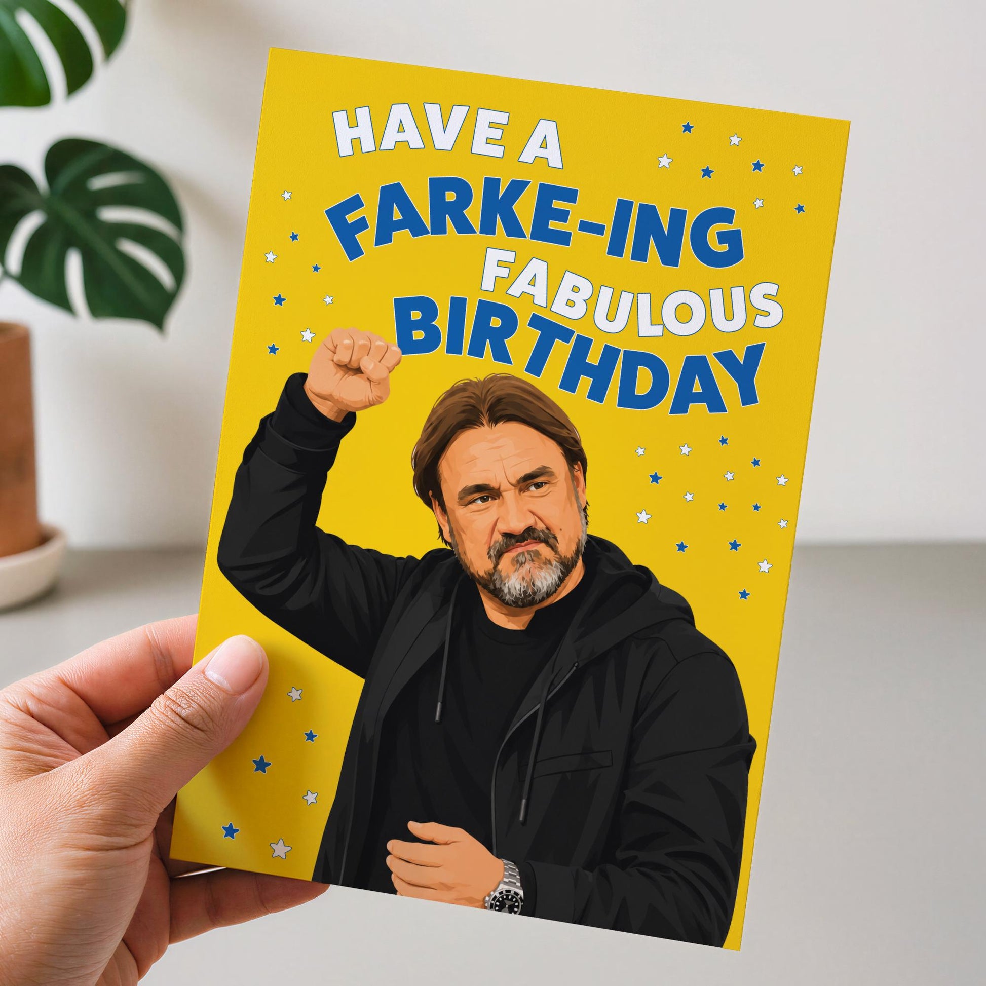 Funny Daniel Farke, Birthday card, for Him, for Her, Hand made card, Football, Soccer, Leeds Manager - Have a Farke-ing fabulous Day