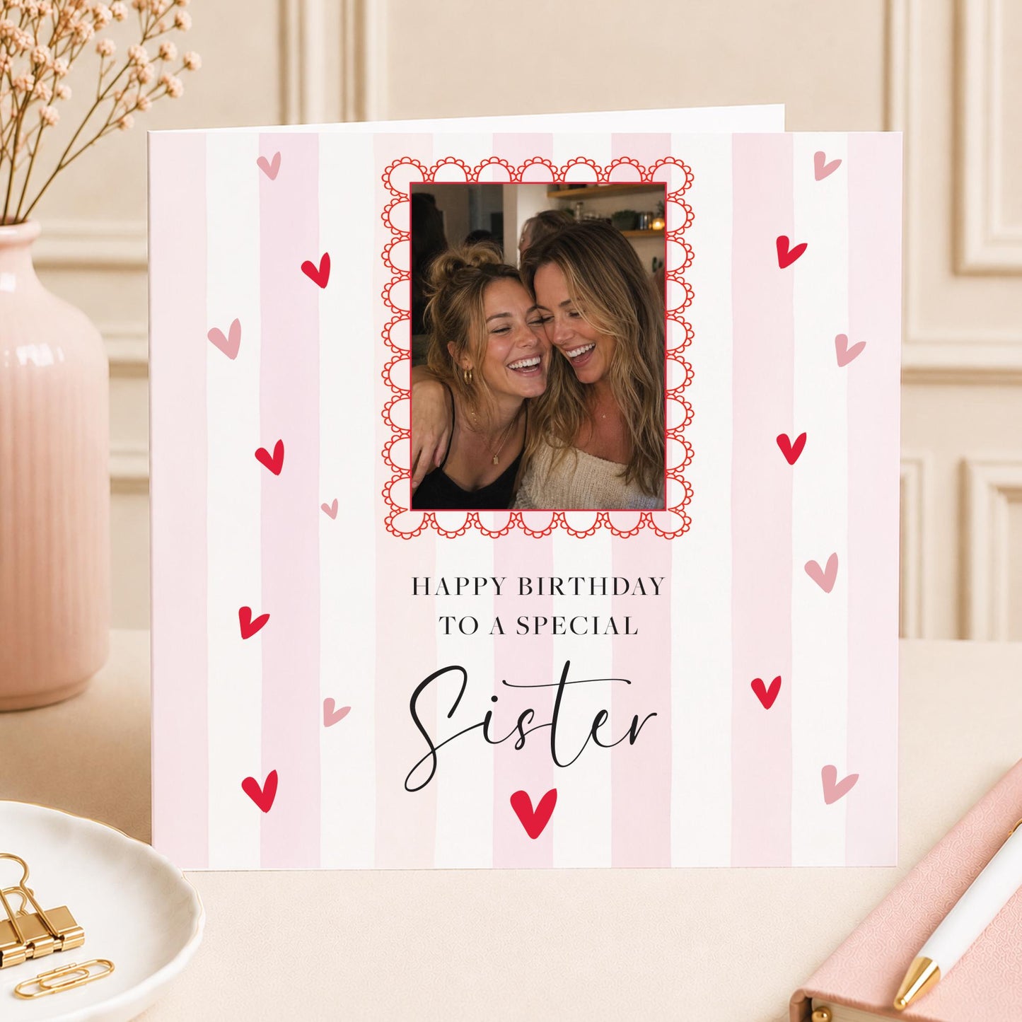 Birthday Card for Sister, Personalised Photo Birthday Card, Sister Birthday Card, Birthday Card for Her, Amazing Sister Card